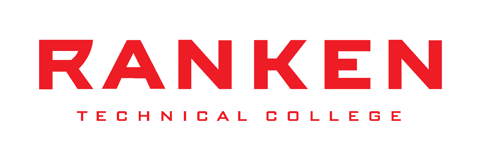OFFICIAL Ranken Logo Red on White Background