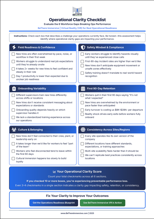Operational Clarity Checklist Cover